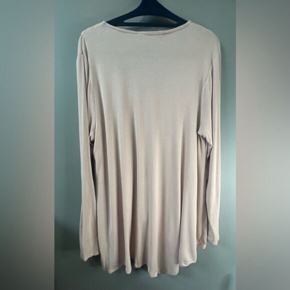 Jennifer Lopez Champagne Hi Lo Tunic Top Sz XL - Picture 4 of 8
